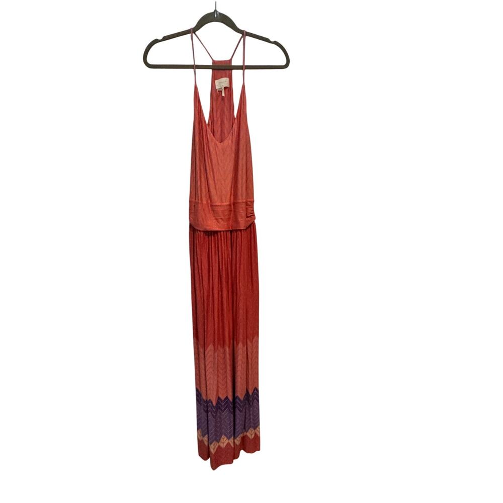 Nomad Morgan Carper Geo Print Super Soft Blousen Maxi Dress Women's Size Large - Picture 8 of 12